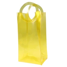 Экологичная сумка для охлаждения вина с кольцом из ПВХ, переносная сумка для морозильной камеры для винных бутылок, охлаждающая сумка-холодильник для льда, охлаждающая гелевая подставка для пива