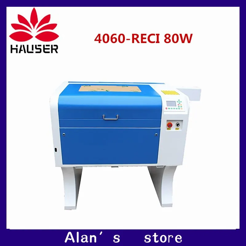 

Free shipping HCZ co2 laser RECI 80W 4060 laser engraving cutter marking machine mini laser engraver cnc router laser head diy