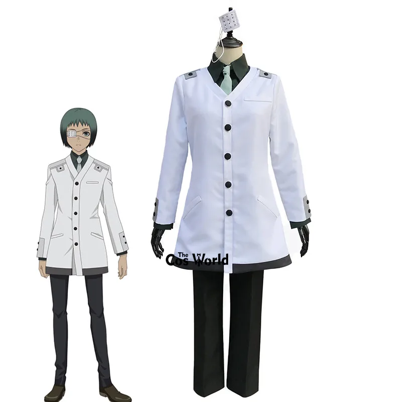 Tokyo Ghoul:re Mutsuki Toru плащ рубашка брюки Униформа наряд аниме костюмы для косплея |