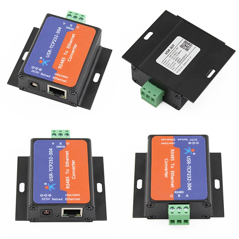 Industrial Serial RS485 to TCP IP Server Converter Module with