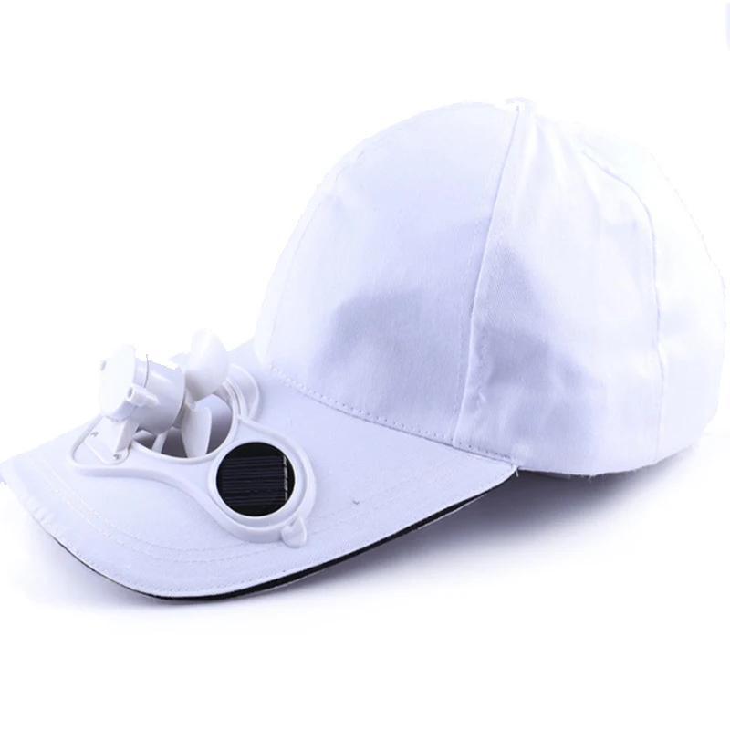 Summer Women Men Solar Panel Powered Fan Cooling Baseball Cap Fashion Unisex  Switch Fan Cool Outdoor Caps CP0016 (1)