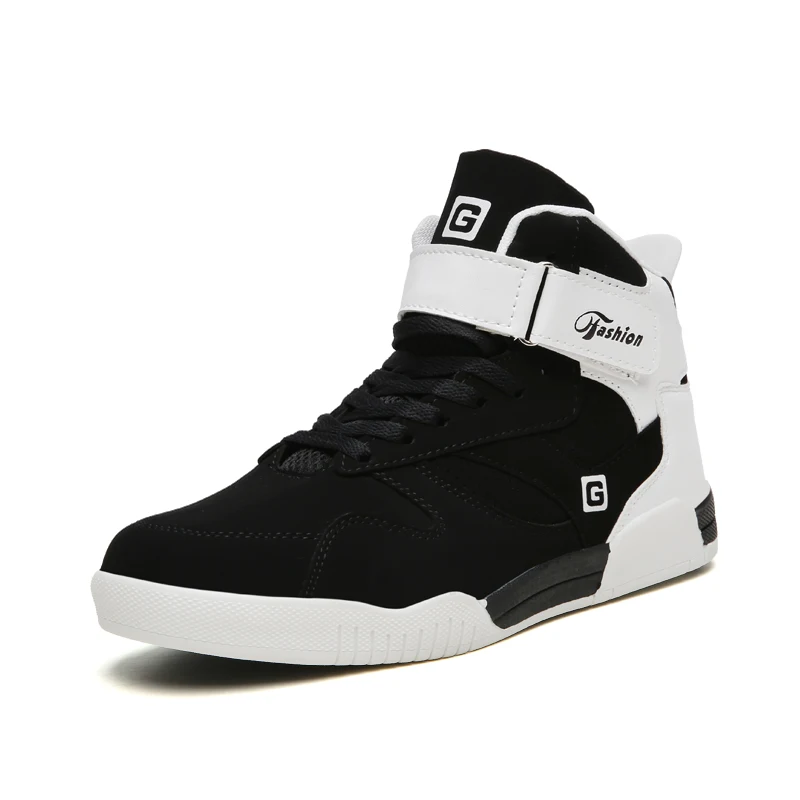 

2018 Autumn Winter Men's Sneaker Medium cut Comfortable Sneaker for men PU+Fabric High quality Star model Fashion Casual shoes