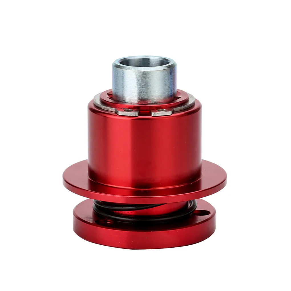 

Steering Wheel Quick Release Disconnect Hub 360 Degree 3 Holes Pull Ring 3/4" Aluminum Car Accessories