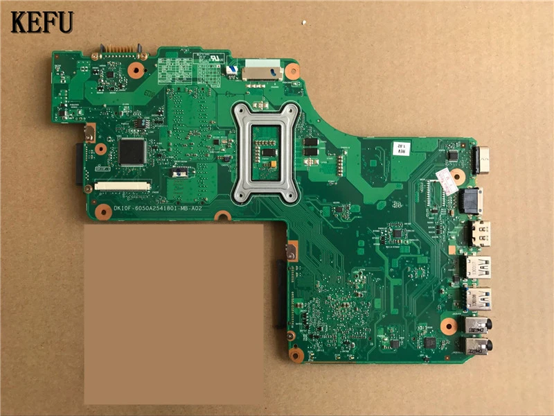 KEFU материнская плата для ноутбука Toshiba C850 C855 DK10F-6050A2541801-MB-A02 PN 1310A2541805 V000275540 60 дней