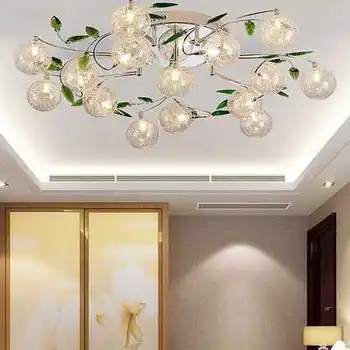 

Crystal Modern Led Ceiling Lights For Living Room Bedroom AC85-265V lustre lamparas de techo avize Crystal Ceiling Lamp Fixtures