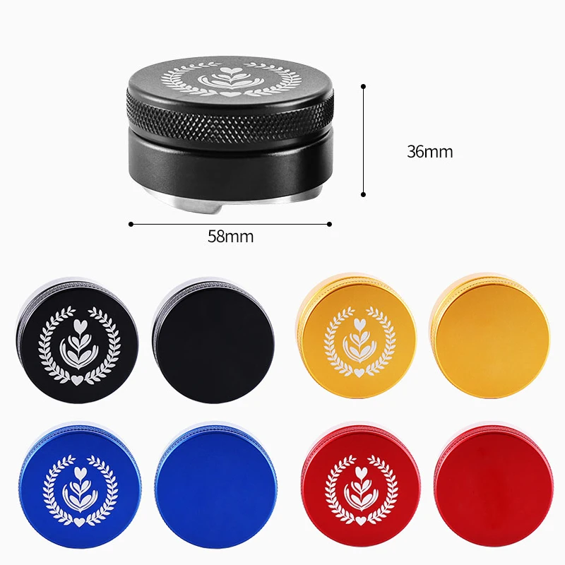 Kaufen Flache Gewinde Kaffee Espresso Tamper 304 Edelstahl One Drei Vier Abgewinkelt Pisten Basis Pulver Hammer Verteilung zubehör