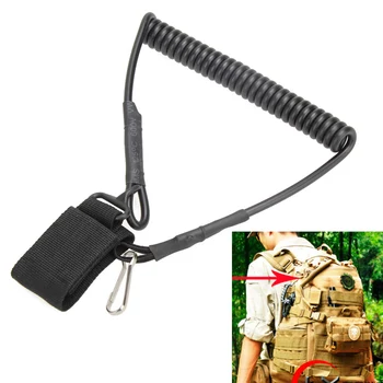 

Molle Tactical Safety Rope Backpack Accessories Retractable Tactical Rope Camping Hiking Survival Tourism Kits