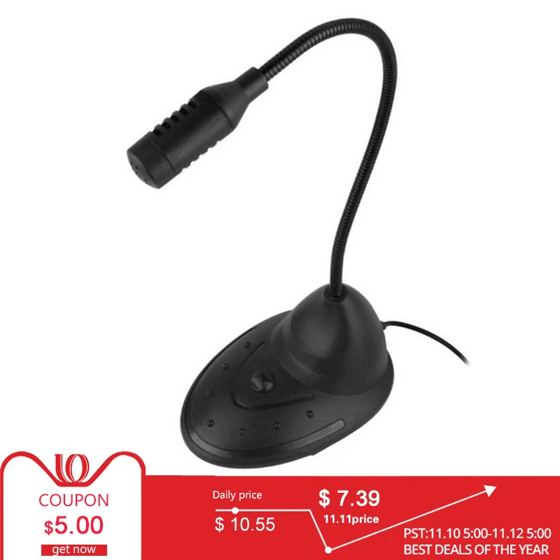 Flexible Stand Mini Studio Speech Microphone 3.5mm Plug Mic Wired Microphone for Computer PC Desktop Notebook Flexible Stand Mini Studio Speech Microphone 3.5mm Plug Mic Wired Microphone for Computer PC Desktop Notebook