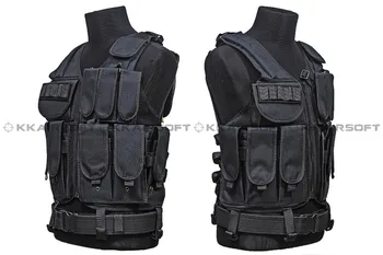 

military tactical vest molle USMC Hunting Combat Vest (Black)[VT-05]