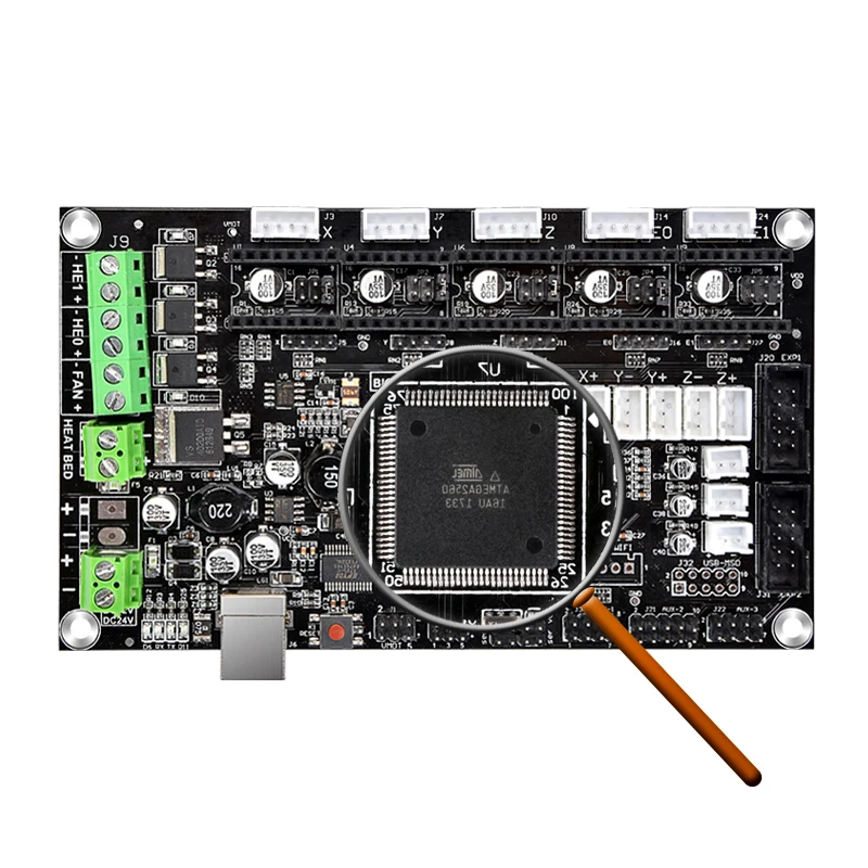 BIGTREETECH Gen V1.0 материнская плата совместима с TMC2130/TMC2208/A4988/DRV8825 шаговый Драйвер