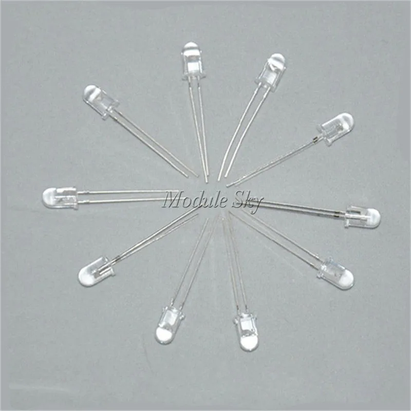 

50Pcs 5mm 850nm IR infrared LED Lamp