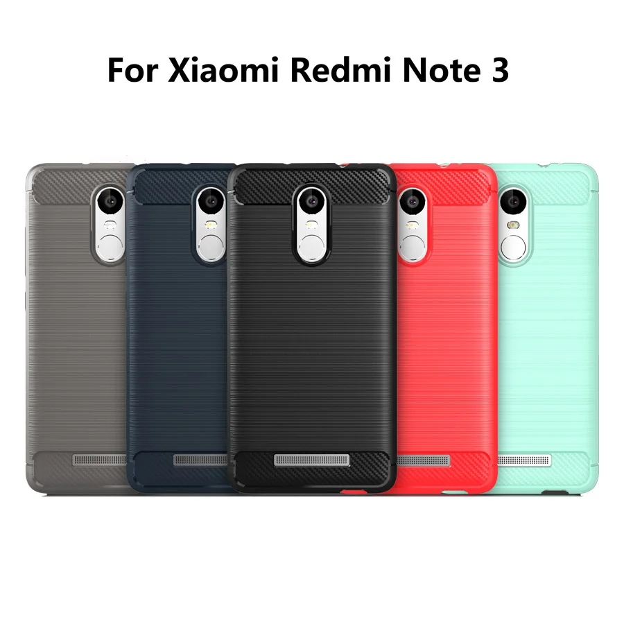 Beisishuma для Xiaomi Redmi Note 3 чехол Силиконовые Мягкий ТПУ матовый углеродного Волокно