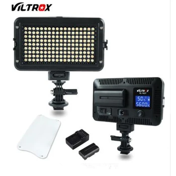 

Viltrox VL-162T 3300K-5600K Camera LED Video Studio Light With F550 Battery for Canon Nikon Sony DSLR photography Camcorder