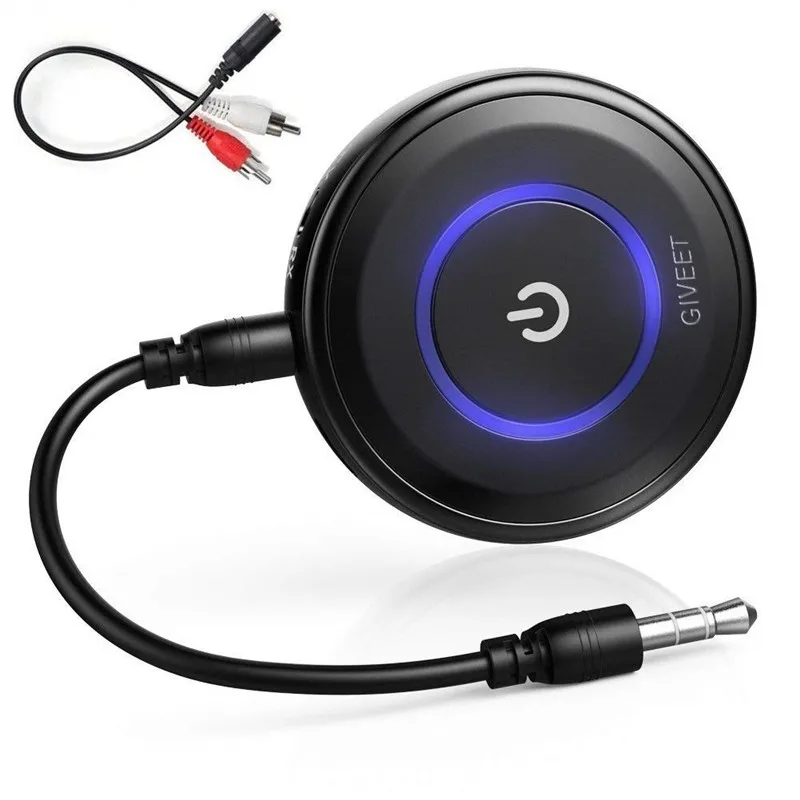 2 в 1 беспроводной Aux адаптер с APTX низкой задержкой Bluetooth V5.0 аудио передатчик