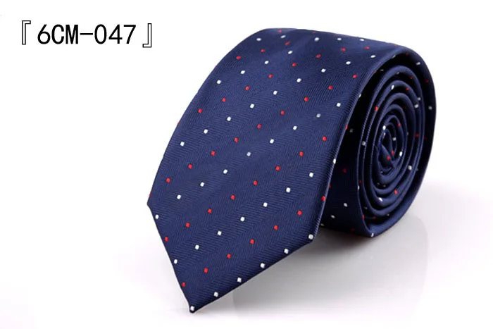 Mens Polyester Skinny Tie 6cm Slim Fashion Neck Tie Green Red Flower Striped Leisure Necktie Business Wedding Neckwear Gift Ties - Цвет: F47