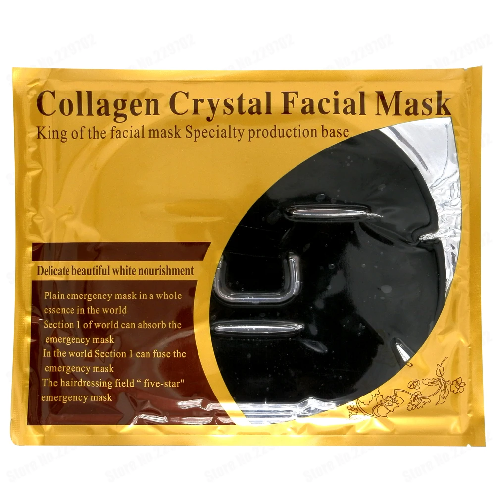 10pcs-lot-Bamboo-Charcoal-Collagen-Mask-Combines-5-Pairs-of-Eye-Mask-5pcs-Facial-Mask-Set