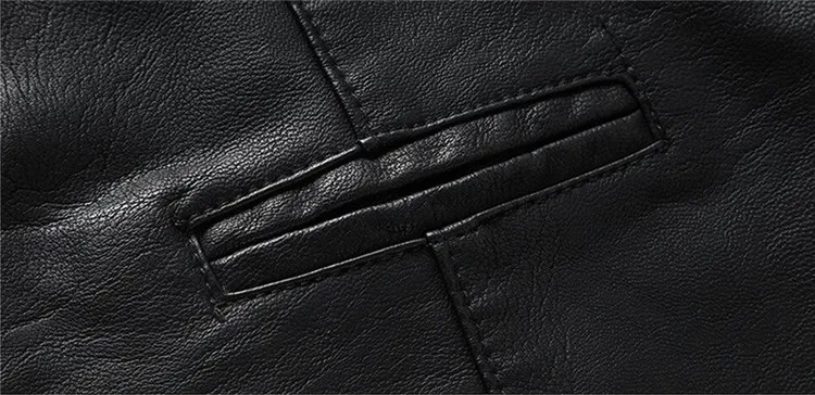Новинка года для мужчин Кожаная куртка брендовая одежда Jaqueta Masculina Стенд воротник мужской Slim Fit Новое поступление кожаные пальт