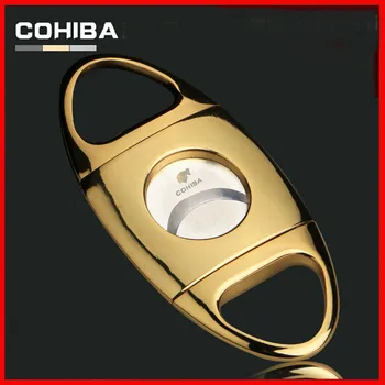 

Classic Style Thicken Double Edged Blade Cigars Cutter Cigar Scissors Cigar Smoke knife