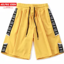 Aelfric Eden Летние Новые повседневные х/б мужские шорты хип-хоп до колен высококачественные шорты 4 цвета короткие спортивные штаны Fs510