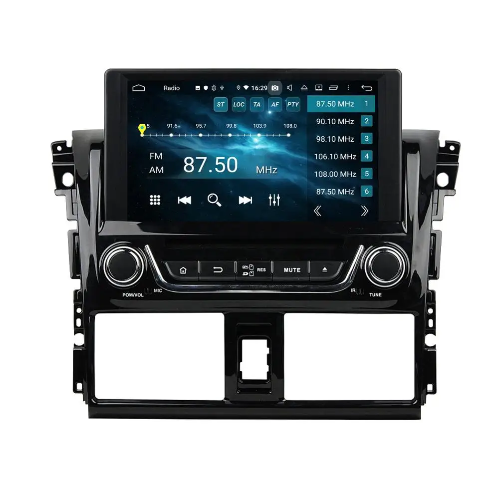 Best IPS Android 9.0 Octa Core 2 din 8" Car DVD GPS for Toyota Yaris Vios 2013 2014 2015 stereo Radio Bluetooth 4.2 WIFI USB 4gb+32gb 2