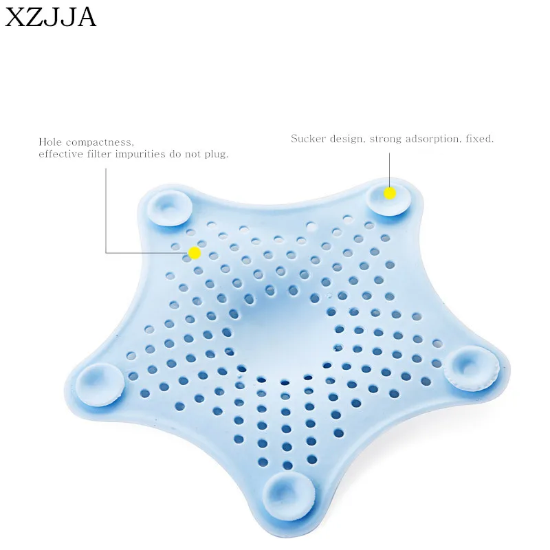 Звезда Форма Ванная комната пробки для волос Catcher умывальник Outfall Слив для кухонной раковины пробка раковина Filtre Evier слив