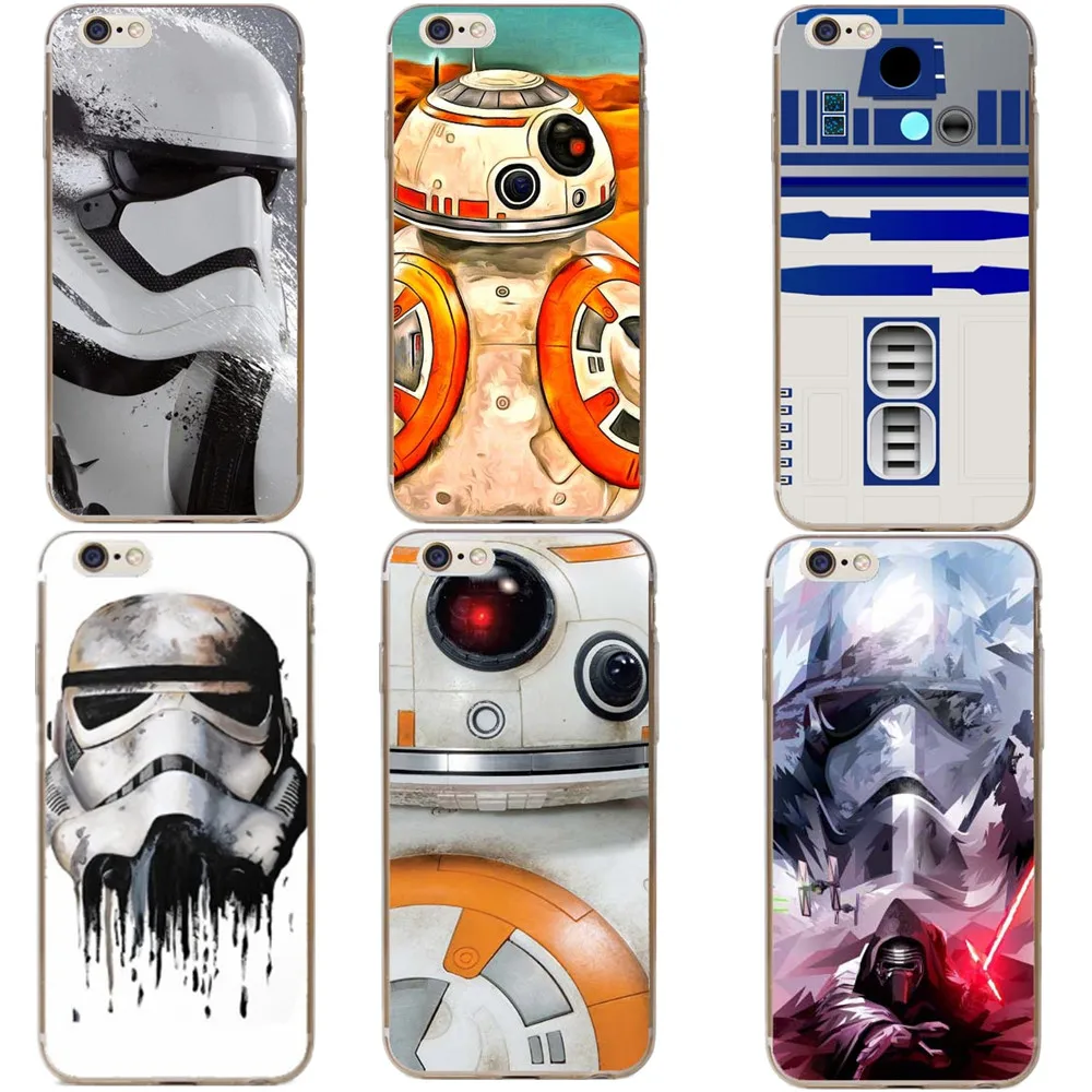 R2D2 BB-8 Звездные войны чехол для iPhone 5 5S SE 8 8Plus 7 7Plus 6 6S Plus телефонные чехлы Apple X XS MAX XR |