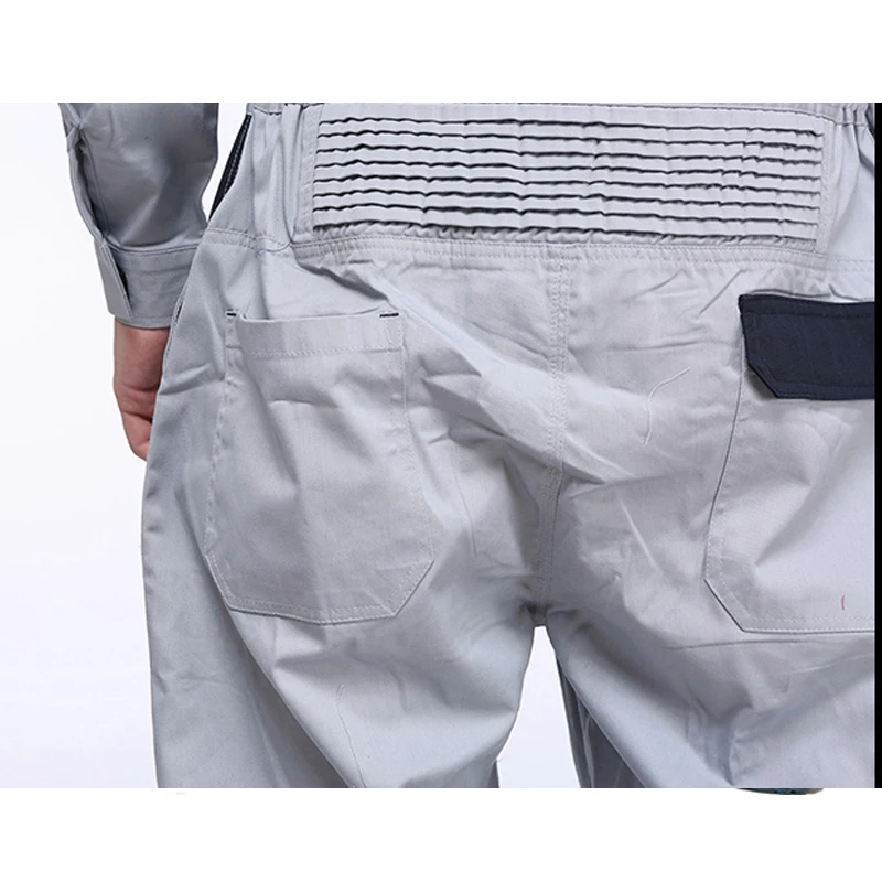 Men cotton coverall workwear suit mining work wear overalls Plus Size mechanic carpenter repairman Siamese overalls 2019New