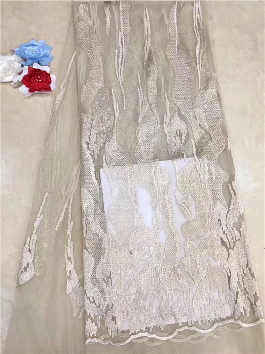 

2019 Latest African French Lace Fabric High Quality swiss voile lace purple color Tulle Lace Fabric For sewing Wedding dress