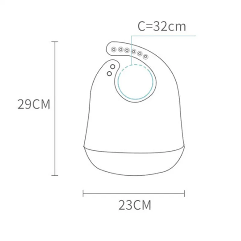 Kids Silicone BibCartoon Prints Baby Bibs Children Adjustable Waterproof Bib Baby Boy Girl Feeding Tools Baby Stuff for Newborn
