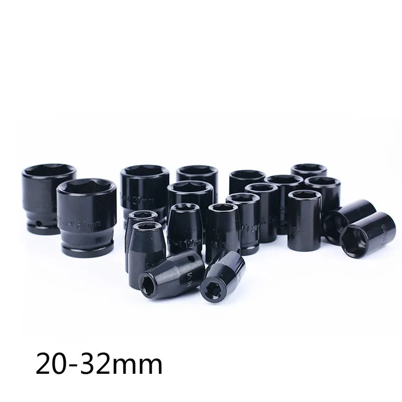 8 Pcs/set 1/2" 20 32mm Air Socket Adopter Universal Pneumatic Socket