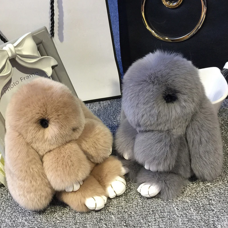 accessory pom pom bag fur : Stuffed bunny pom pom Fur 18cm Buy Aliexpress.com