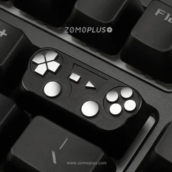 Zomo-GamePad PS, controlador de mango, Backspace Keycap Artisan, CNC, aluminio anodizado, Compatible con interruptores Cherry MX