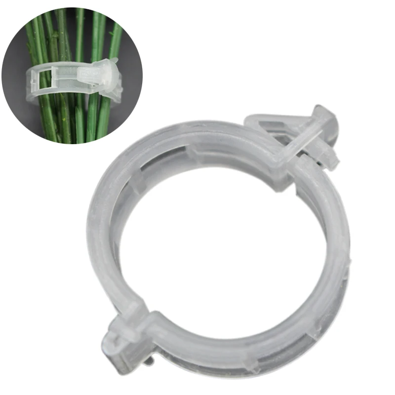 50Pcs Durable Plastic Plant Support Clips Vine Garden Vegetables For