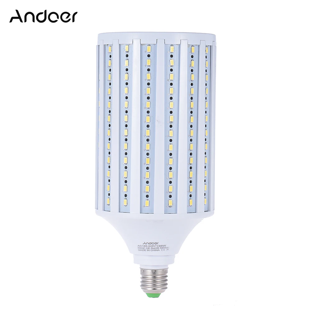 Andoer 216 Bead 5500K E27 135W светодиодсветодиодный лампа кукуруза лампочсветильник для