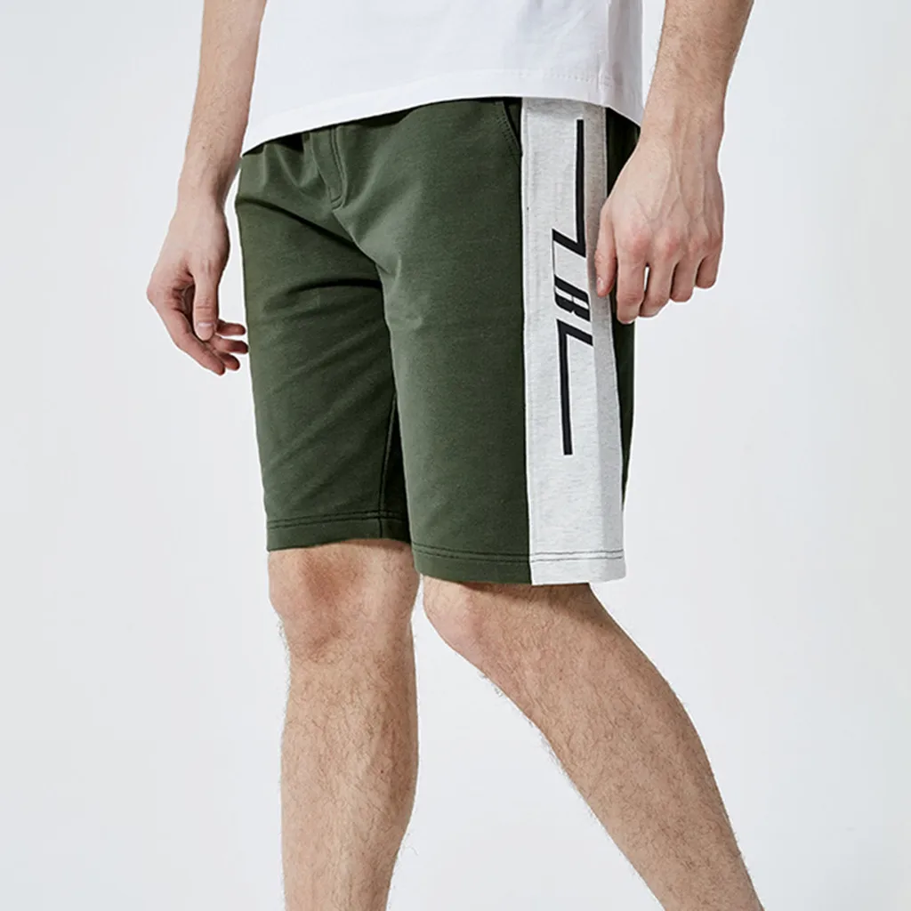 CHAMSGEND мужские однотонные повседневные плавки быстросохнущие свободные эластичные пляжные шорты для баскетбола, бега, серфинга, спортивные штаны