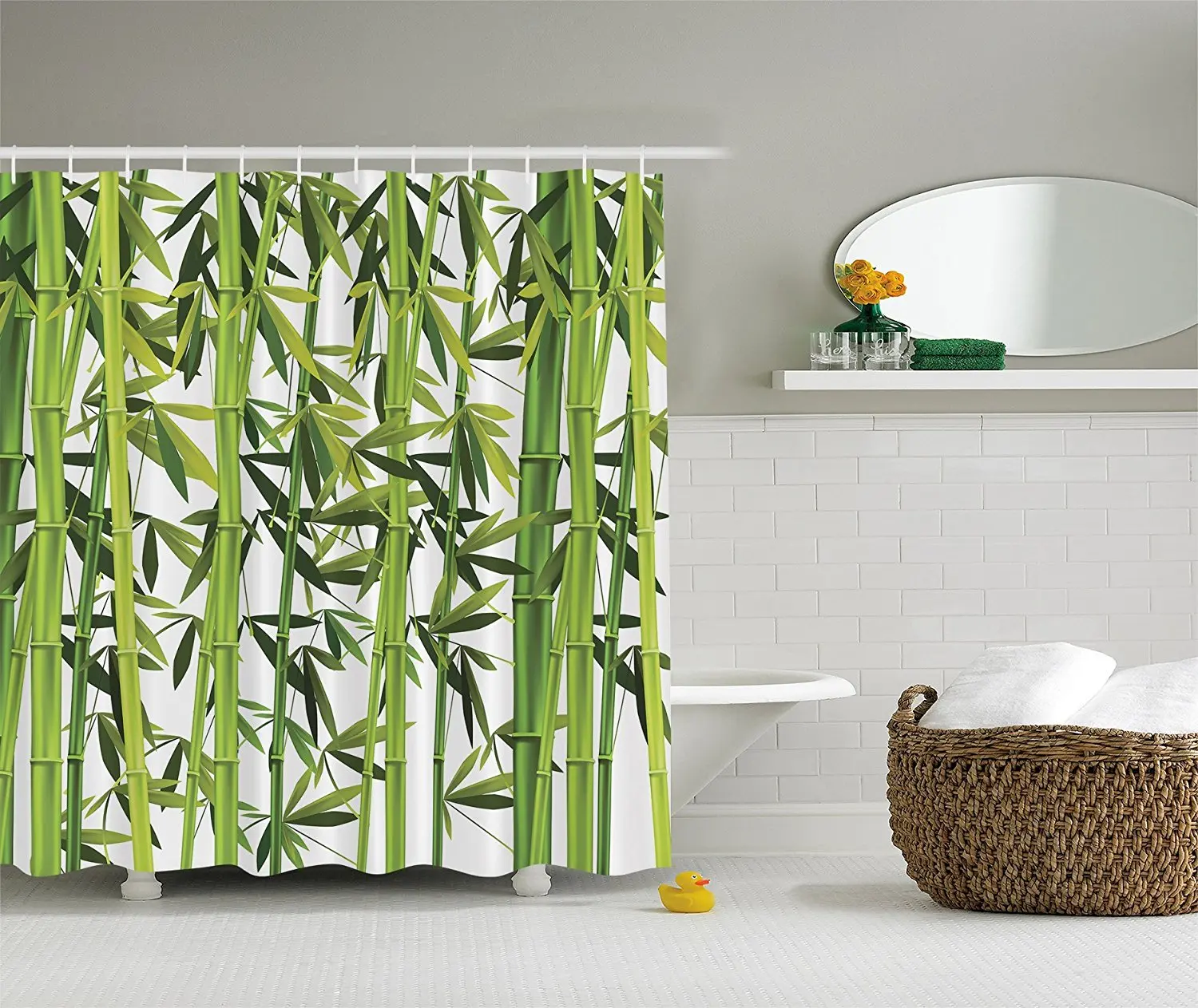 Bamboo Trees Green Nature Art Prints Wildlife High Resolution Bath Home
