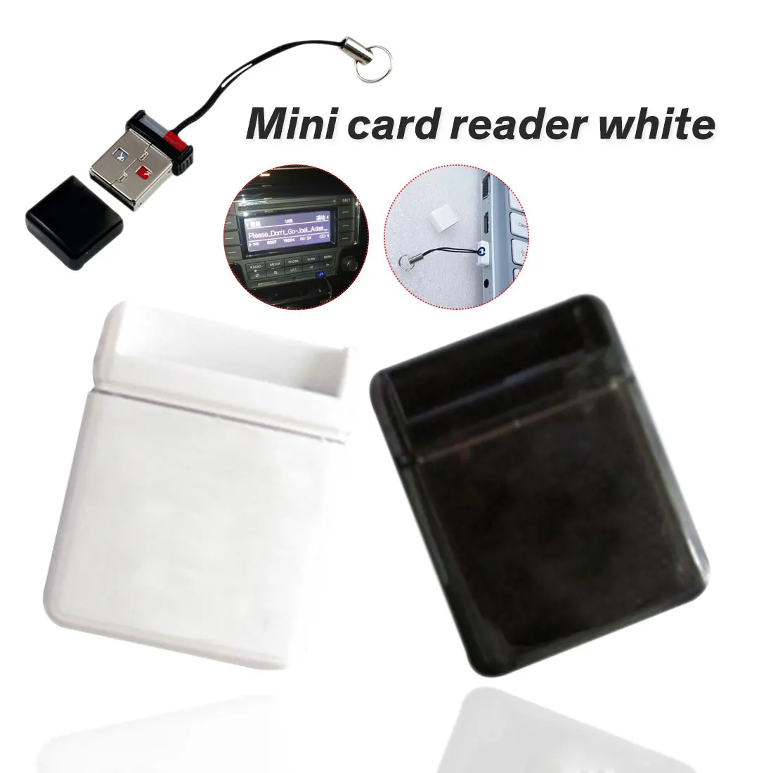 

Computer Card Reader Mini Super Speed ​​USB 2.0 Micro SD/SDXC TF Card Reader Adapter USB Hub Memory Card Reader