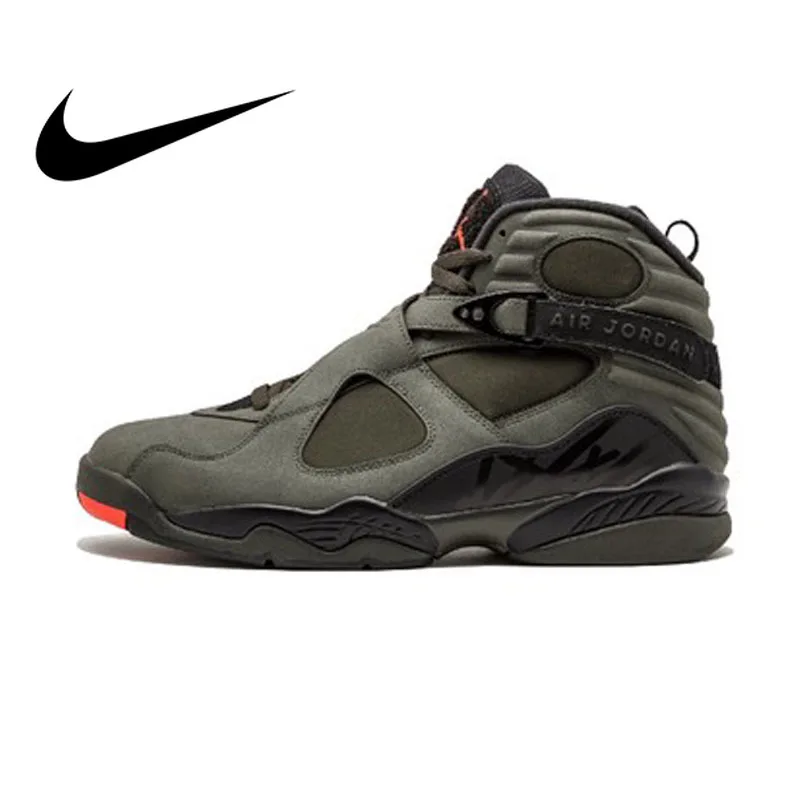 Оригинальный Nike Оригинальные кроссовки полета Air Jordan 8 Ретро "взять полет" Мужская баскетбольная Обувь спортивная обувь дышащая спорт на