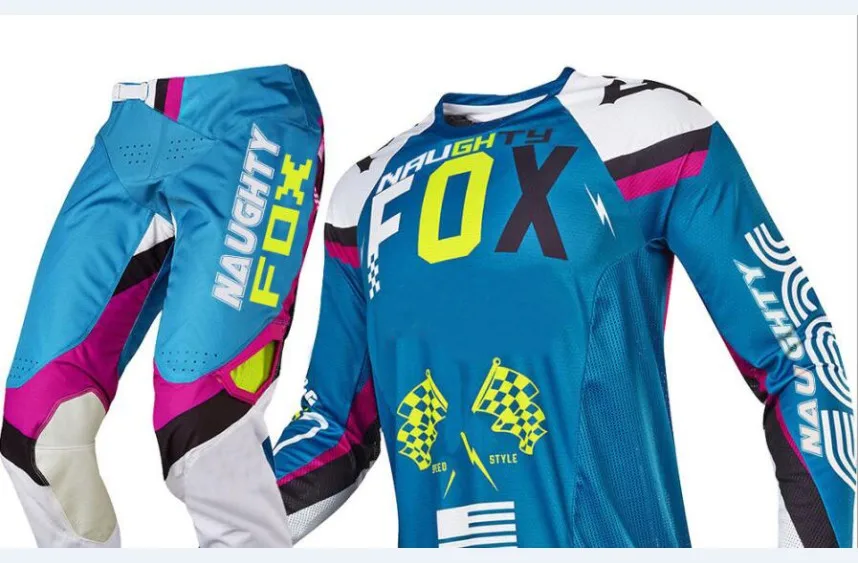 

360 Rohr Blue Jersey & Pant Combo MX Racing Motocross Gear ATV Dirt Bike Offorad Cycling Suit