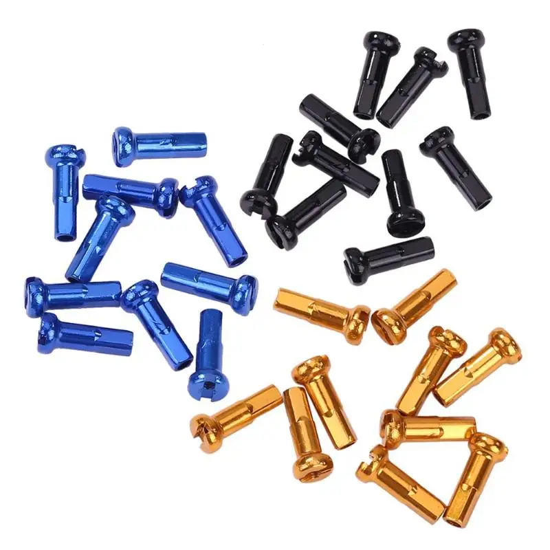 

Multicolour 10pcs Aluminum Alloy Bicycle Spoke Caps Riding Accessories for MTB