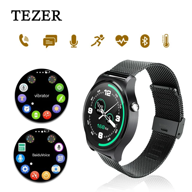 

Original GW01 Smart Watch with Music Remote Camera Heart Rate Dial Messages WiFi Bluetooth 4.0 Watch Phone for Android iOS