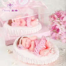 

Creative Candle Cute Pink Sleeping Baby Girl Ballet Birthday New Born Party Scented Art Candle Wedding Decoration Home Decor