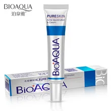 Bioaqua marca cuidados com a pele rosto acne tratamento cicatrizes creme anti acne remoção gel encolher poros clareamento creme hidratante 30g|Bronzeadores artificiais| - AliExpress