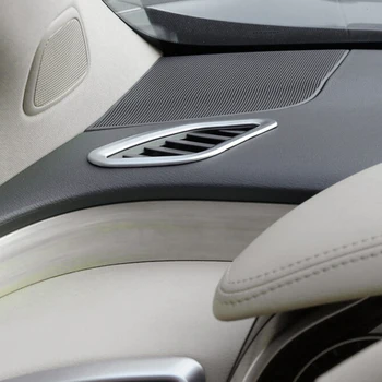 

For Nissan Murano 2015 2016 2017 2018 Stainless steel Car Air Condition outlet Vent frame cover trim accessories car styling