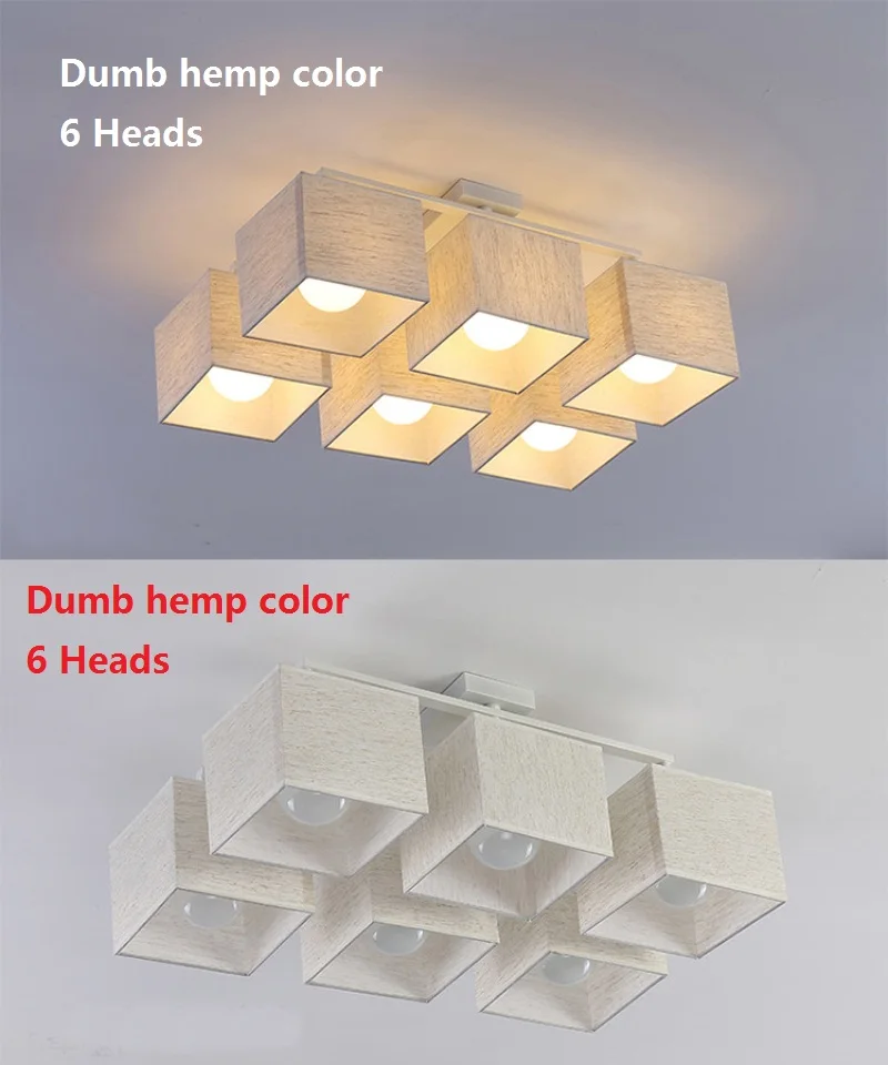 6 lights Dumb hemp color