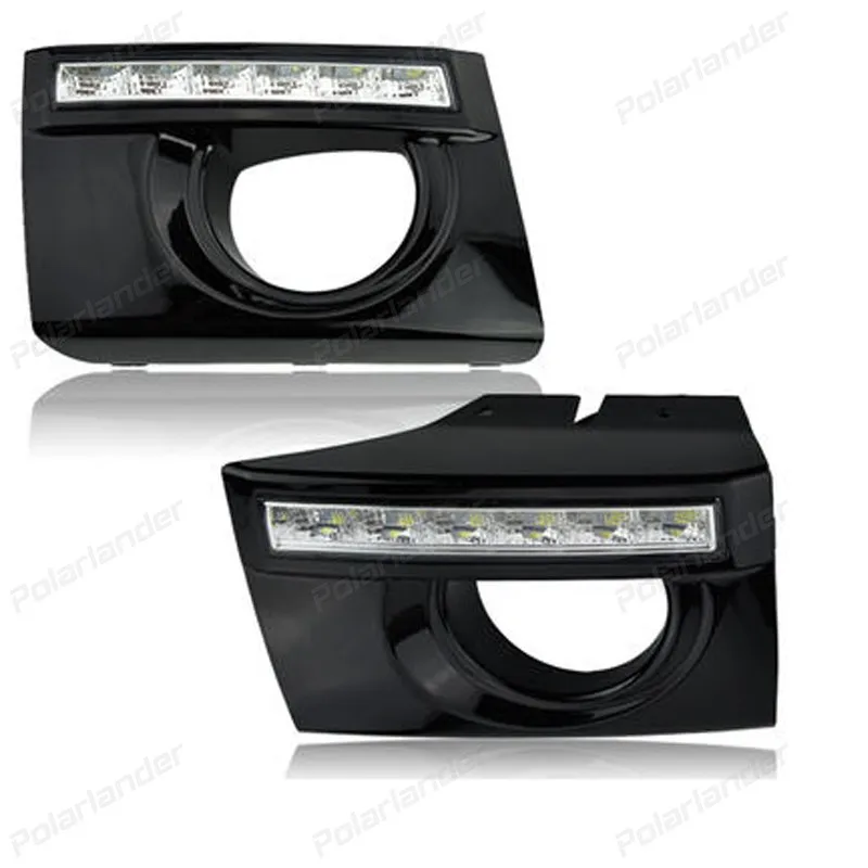 

12v LED CAR DRL daytime running lights with fog lamp hole for H/yundai T/ucson 2005-2009