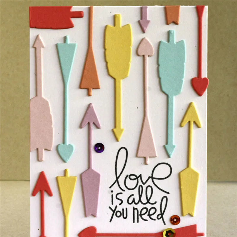 

Eastshape Coloful Arrow Dies New Arrive Card Making Dies Frame Cutting Dies Scrapbook DIY Card Craft Album Decor