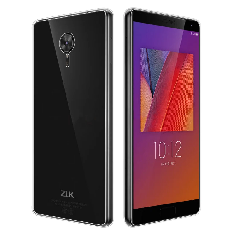 

ZUK edge case cover zukedge Transparent thin silicone shell 5.0" ultra thin Clear cover