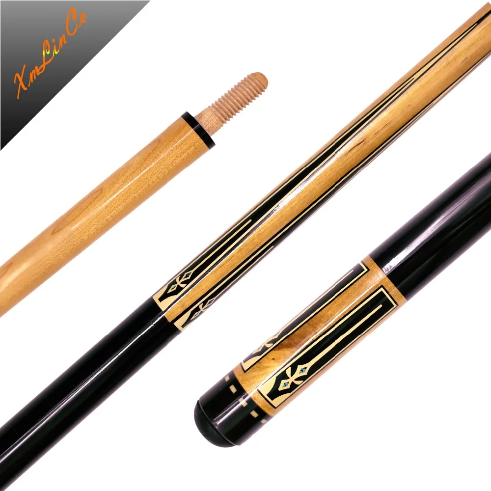 13mm tip size Billiard/pool Carom Cues wood joint free shippingcarom