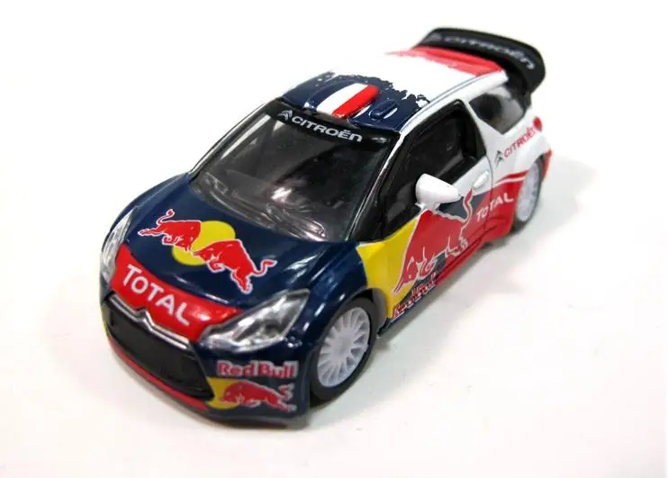 Высокая моделирования CITROEN DS3 WRC гоночная модель, 1: 64 сплава автомобиля игрушки, металлические литья, Коллекция игрушечных автомобилей